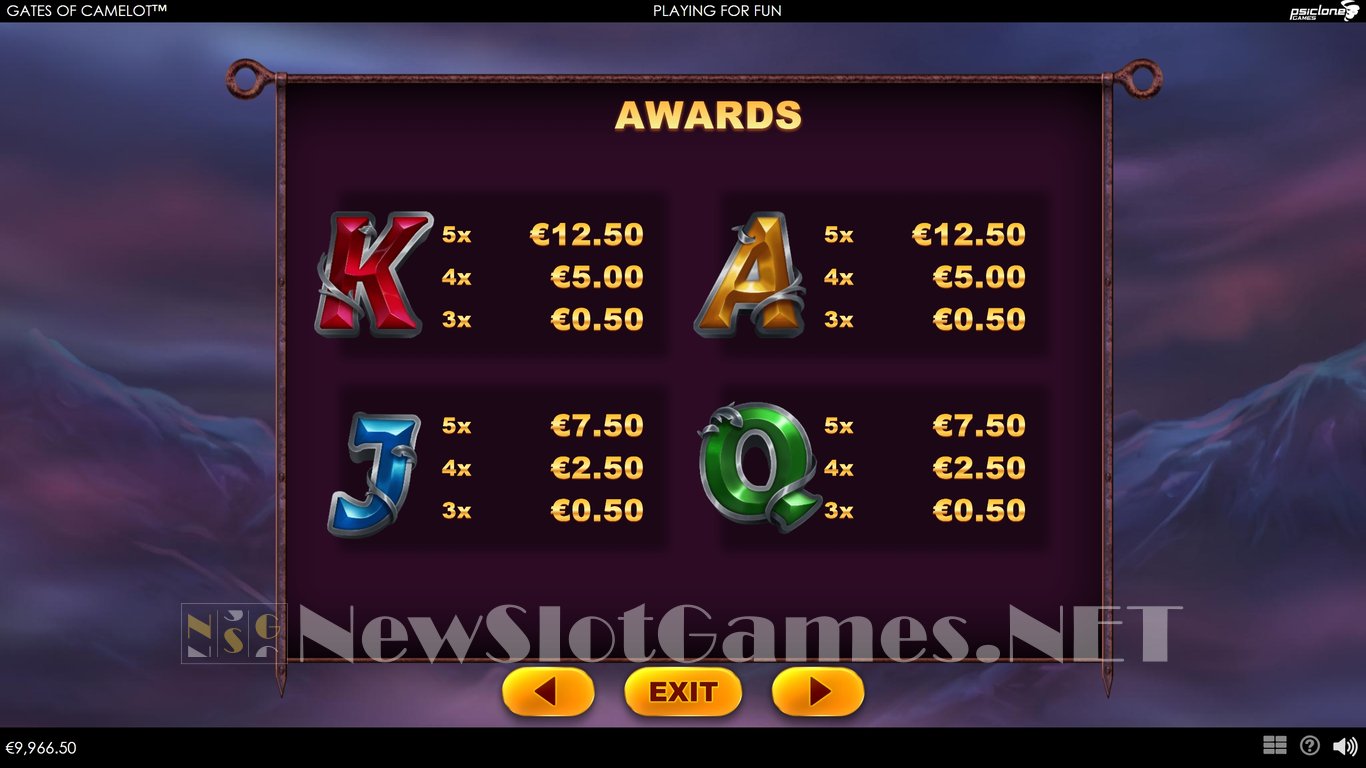 Gates of Camelot Slot Slot Image in Demo - pic. 6