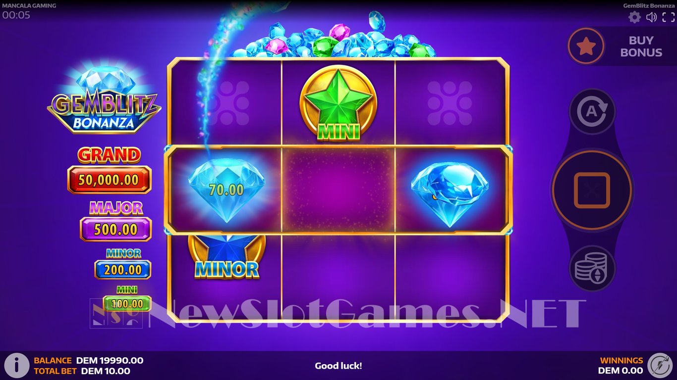 GemBlitz Bonanza Slot Demo Image