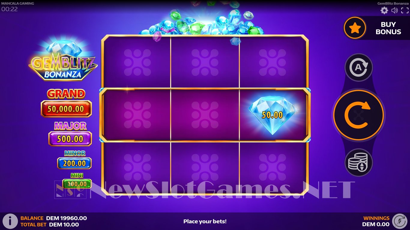 GemBlitz Bonanza Slot Slot Image in Demo - pic. 2