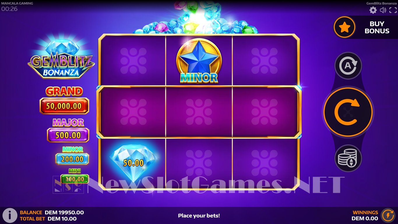 GemBlitz Bonanza Slot Slot Image in Demo - pic. 3