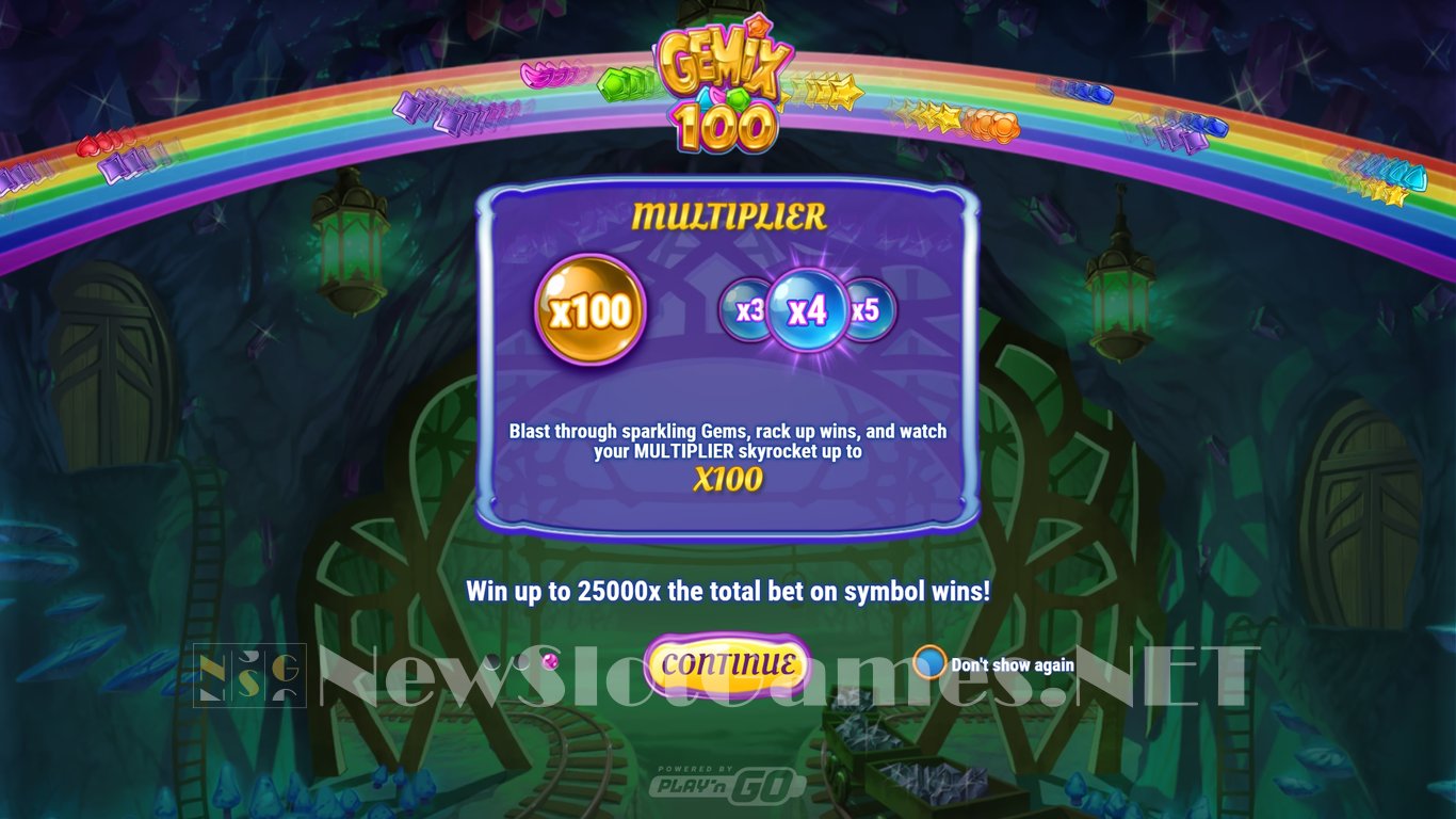 Gemix 100 Slot Demo Image