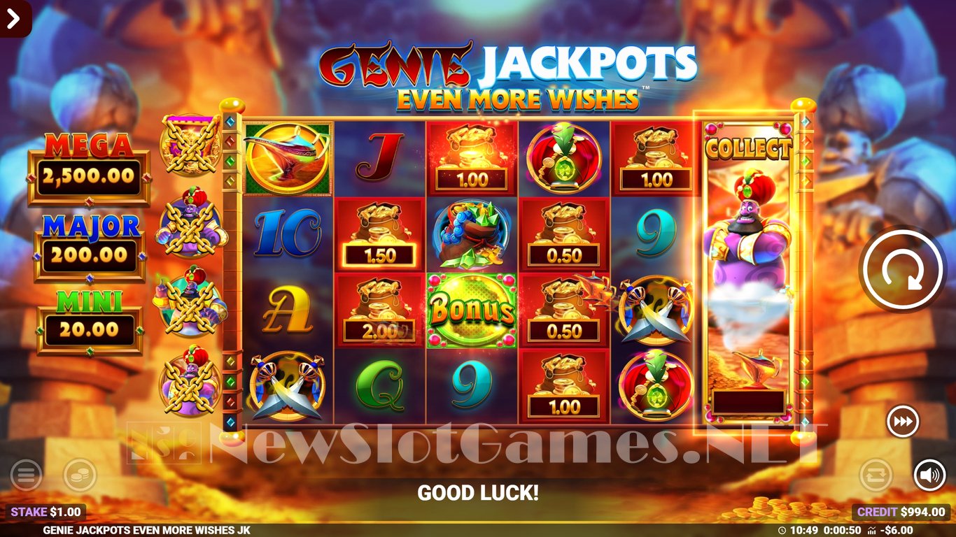 Genie Jackpots Even More Wishes Slot Slot Image in Demo - pic. 5