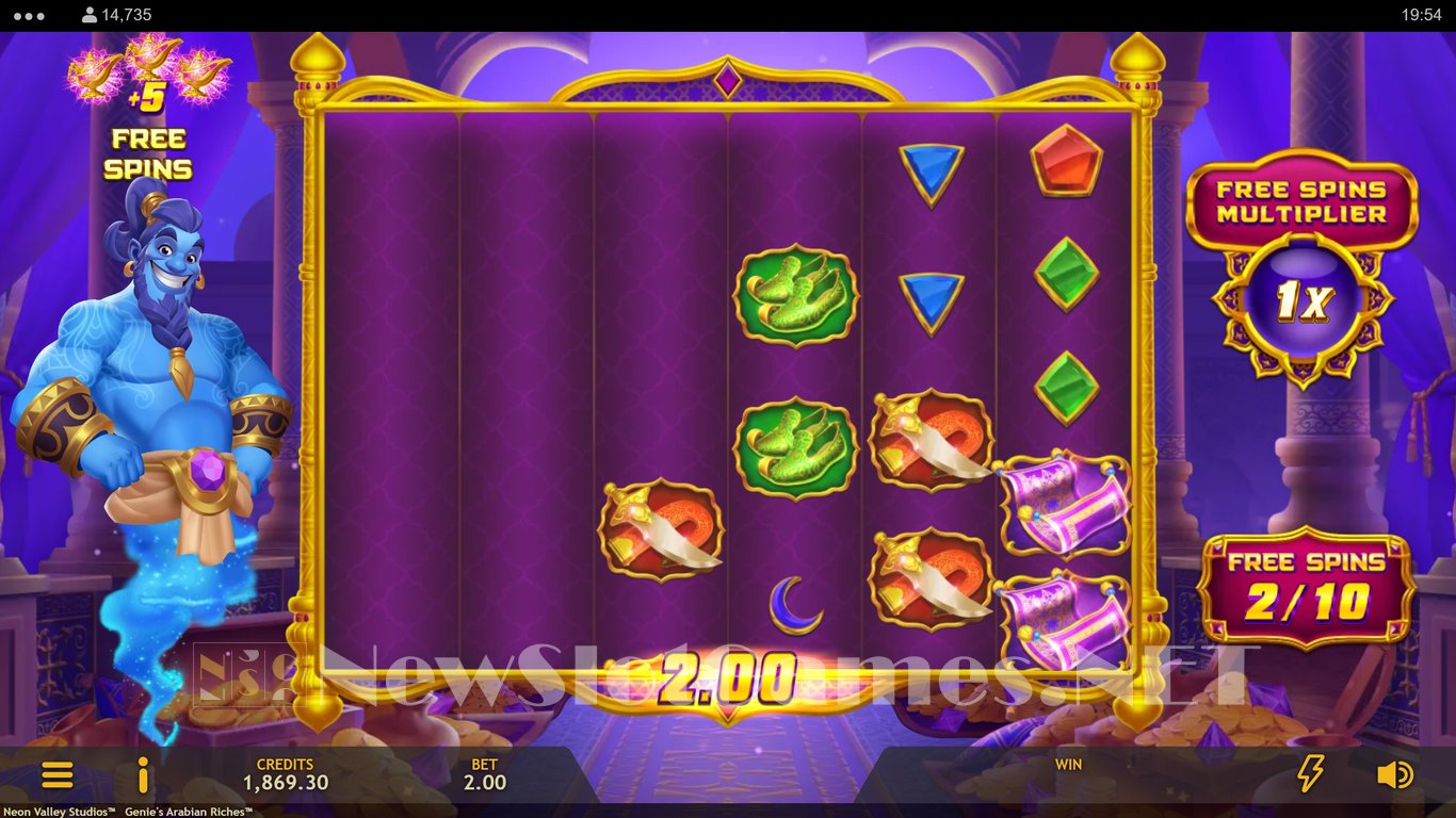 Genies Arabian Riches Slot Slot Image in Demo - pic. 10