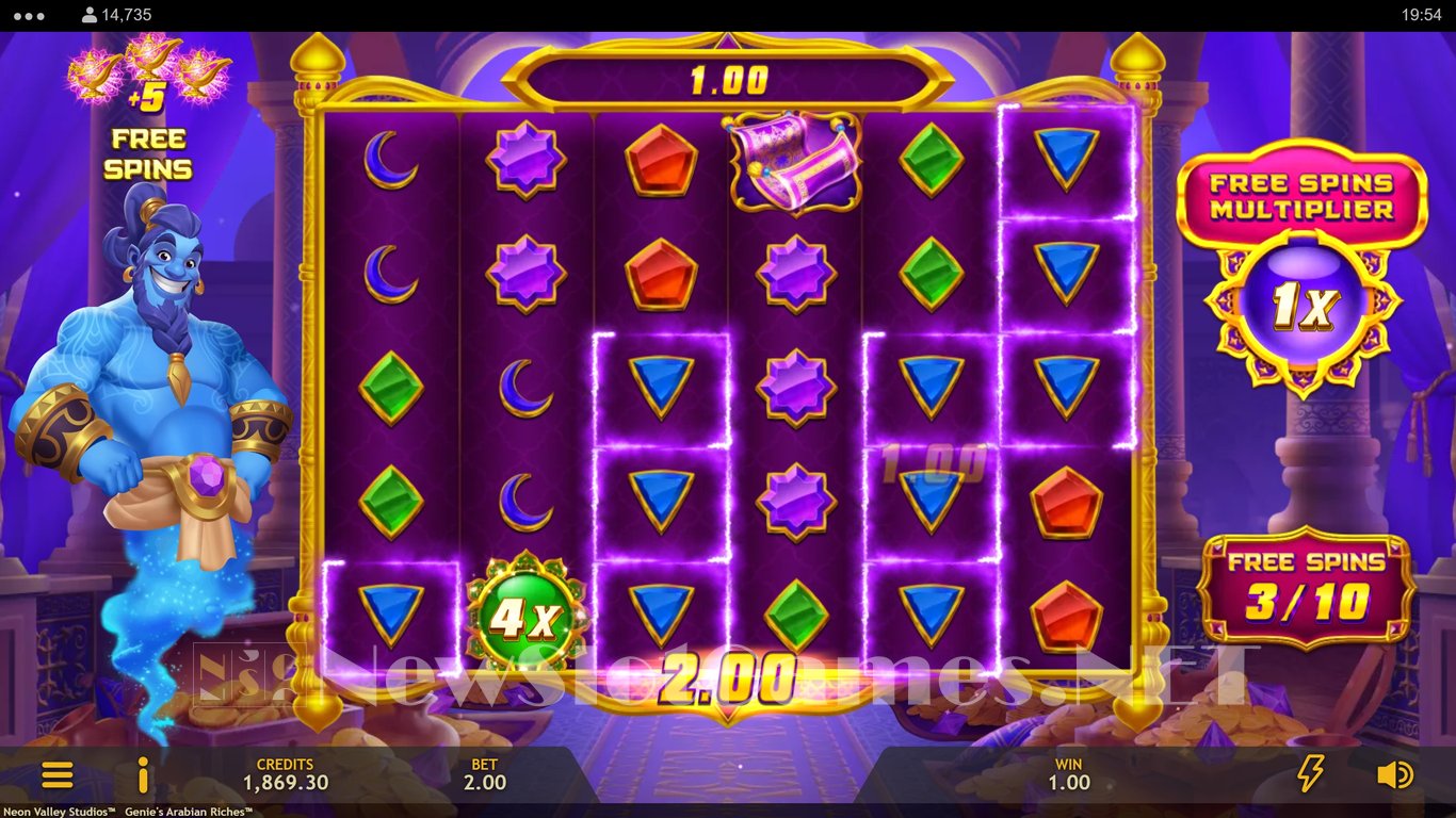 Genies Arabian Riches Slot Slot Image in Demo - pic. 11