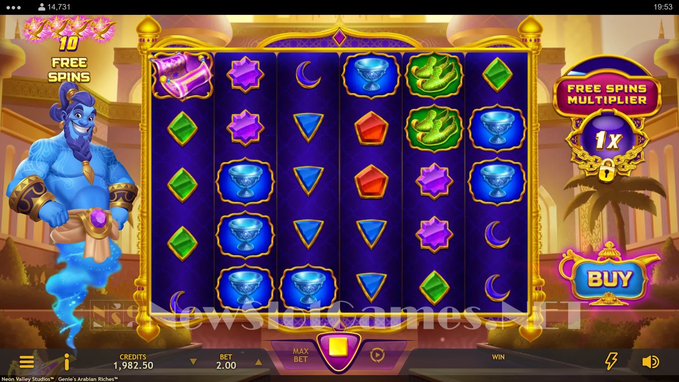Genies Arabian Riches Slot Slot Image in Demo - pic. 3