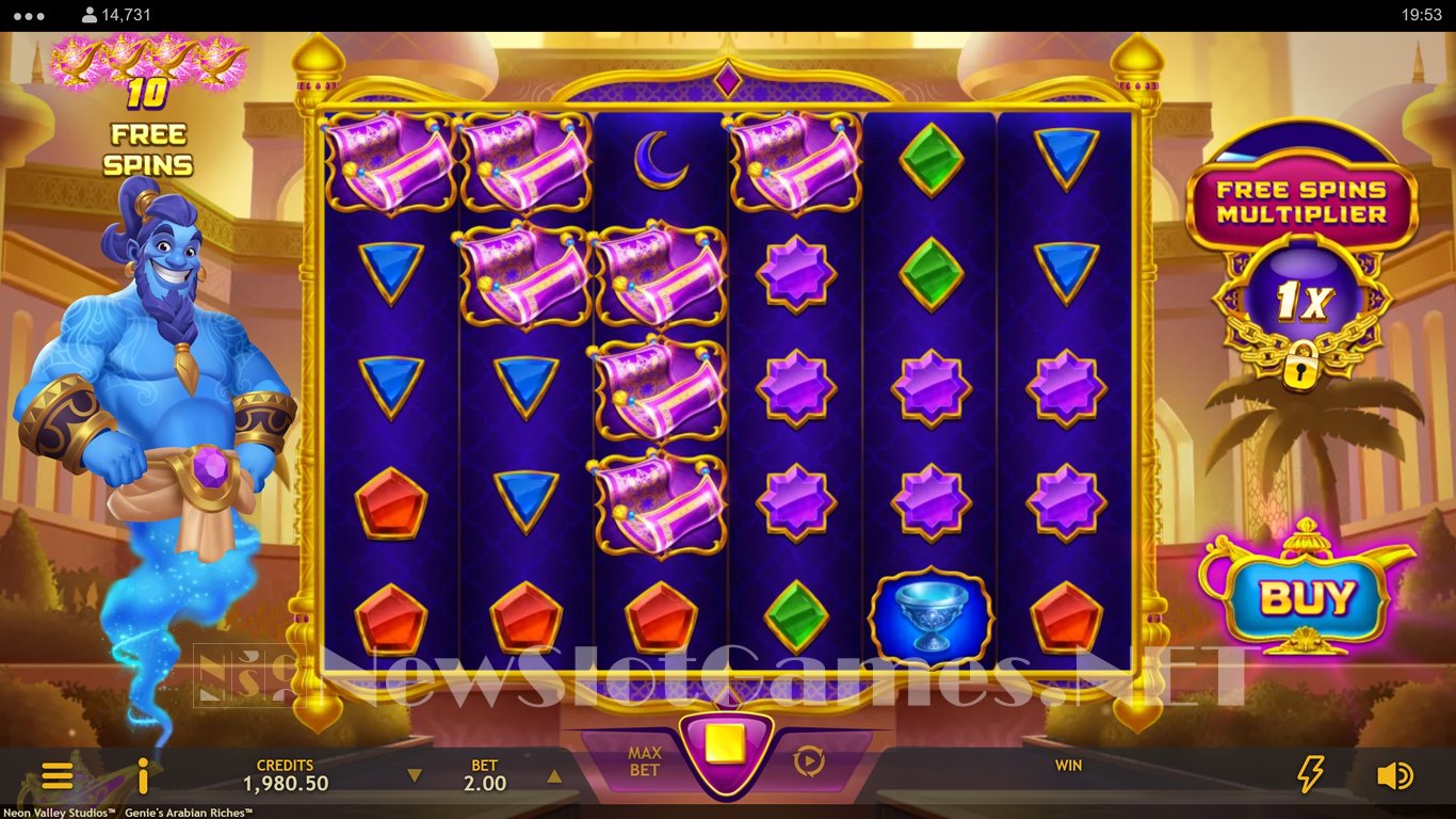 Genies Arabian Riches Slot Slot Image in Demo - pic. 4