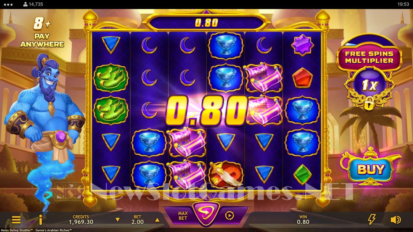 Genies Arabian Riches Slot Slot Image in Demo - pic. 6