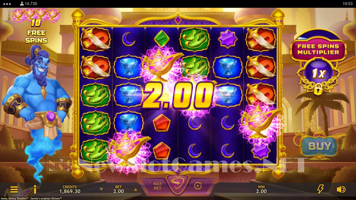 Genies Arabian Riches Slot Slot Image in Demo - pic. 8