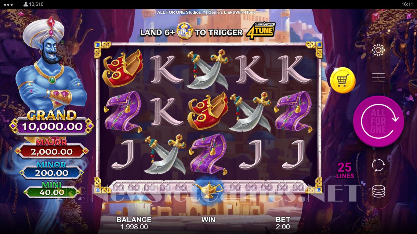 Genies Link & Win 4Tune Slot Slot Image in Demo - pic. 4