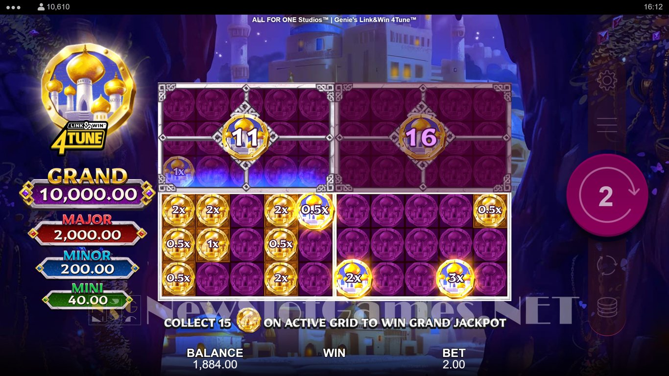 Genies Link & Win 4Tune Slot Slot Image in Demo - pic. 9