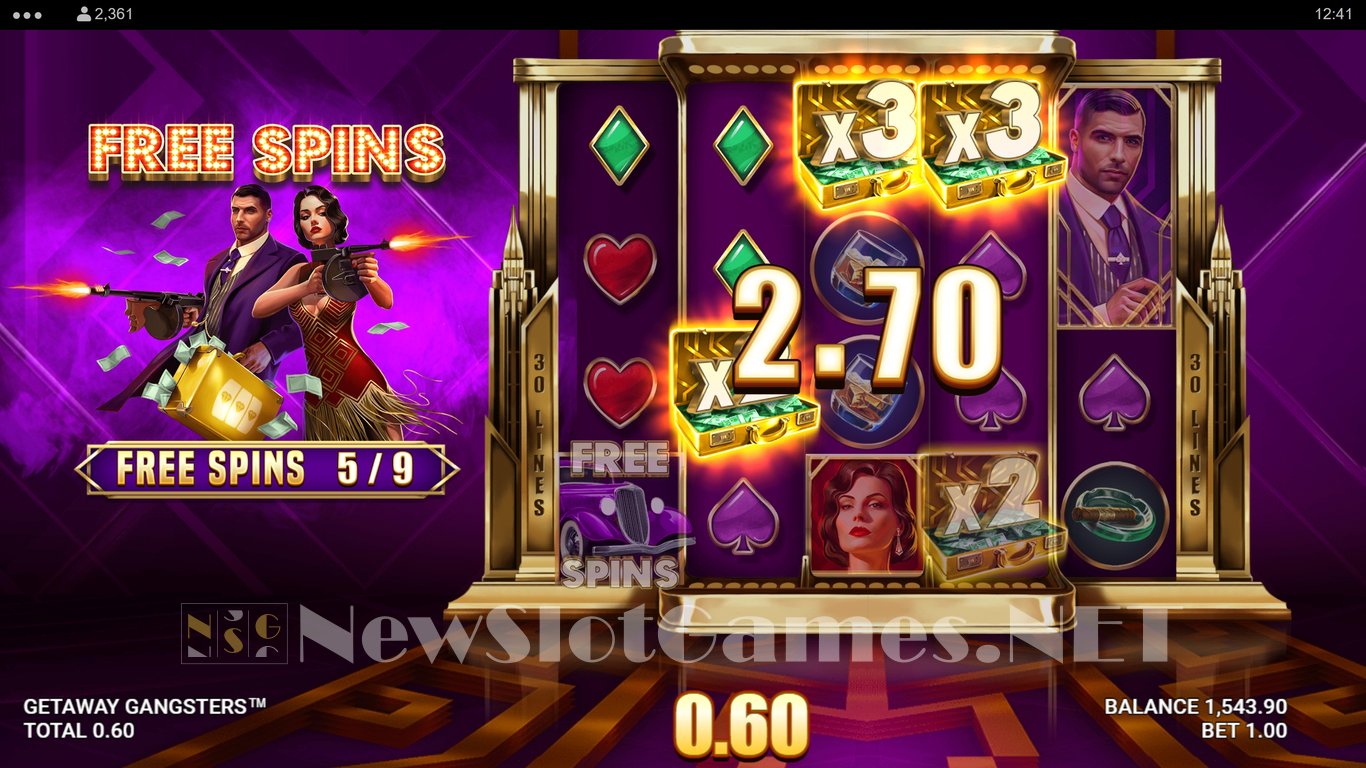 Getaway Gangsters Slot Slot Image in Demo - pic. 11