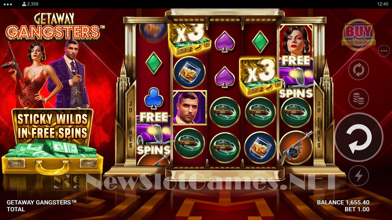 Getaway Gangsters Slot Slot Image in Demo - pic. 3