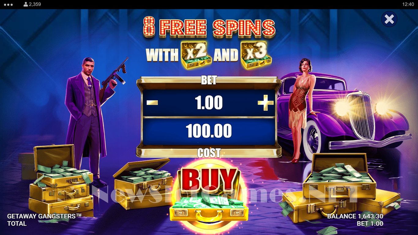 Getaway Gangsters Slot Slot Image in Demo - pic. 7
