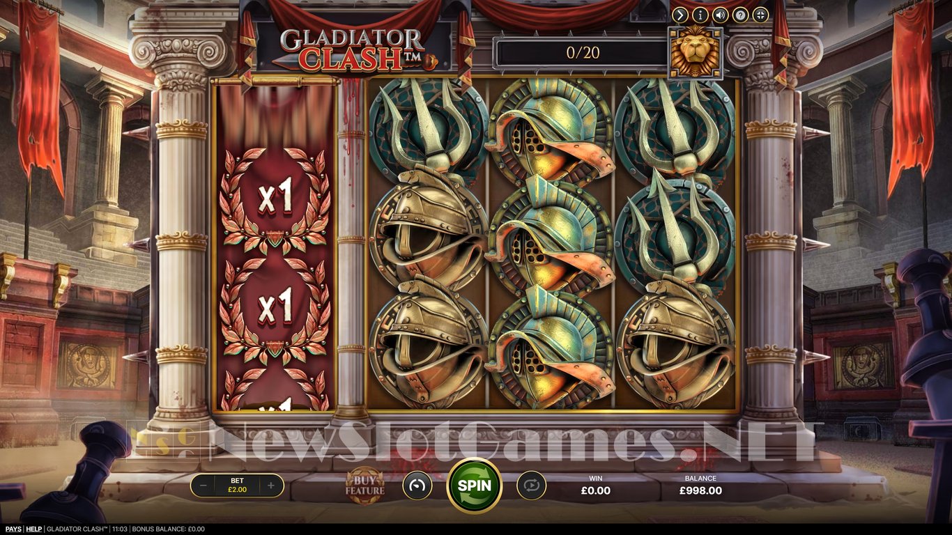 Gladiator Clash Slot Demo Image