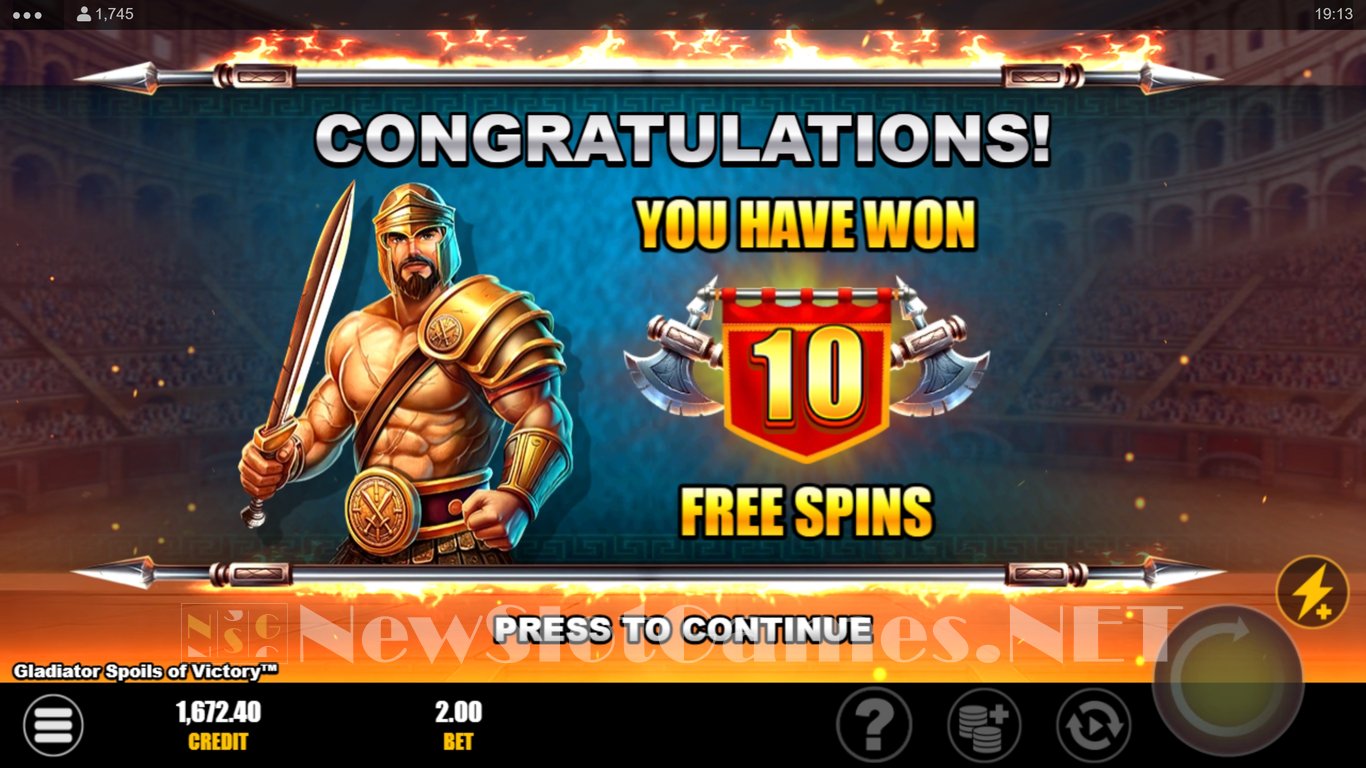 Gladiator Spoils of Victory Slot Slot Image in Demo - pic. 10