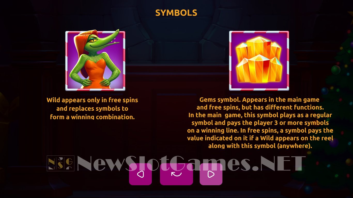 Glamour Crocodile Christmas Slot Slot Image in Demo - pic. 10