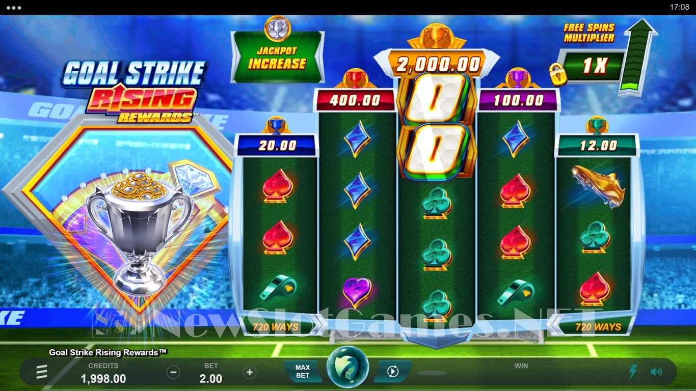 Goal Strike Rising Rewards Slot Demo Image