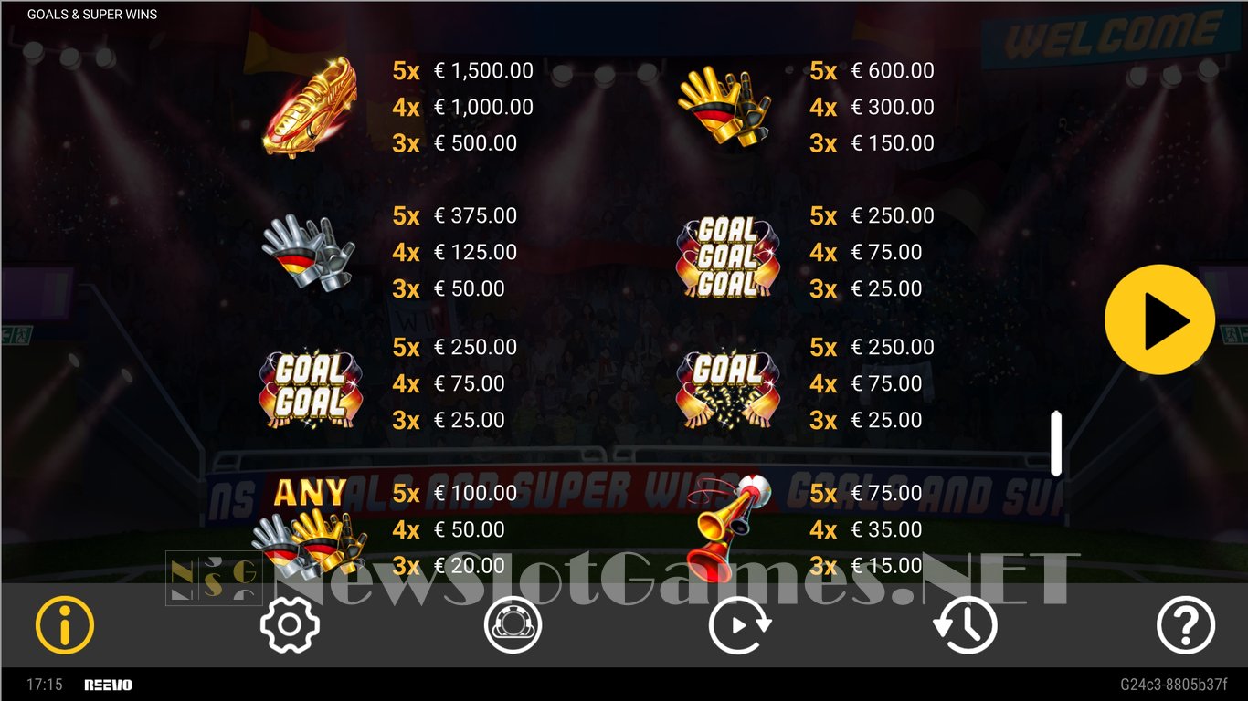 Goals & Super Wins Slot Slot Image in Demo - pic. 8