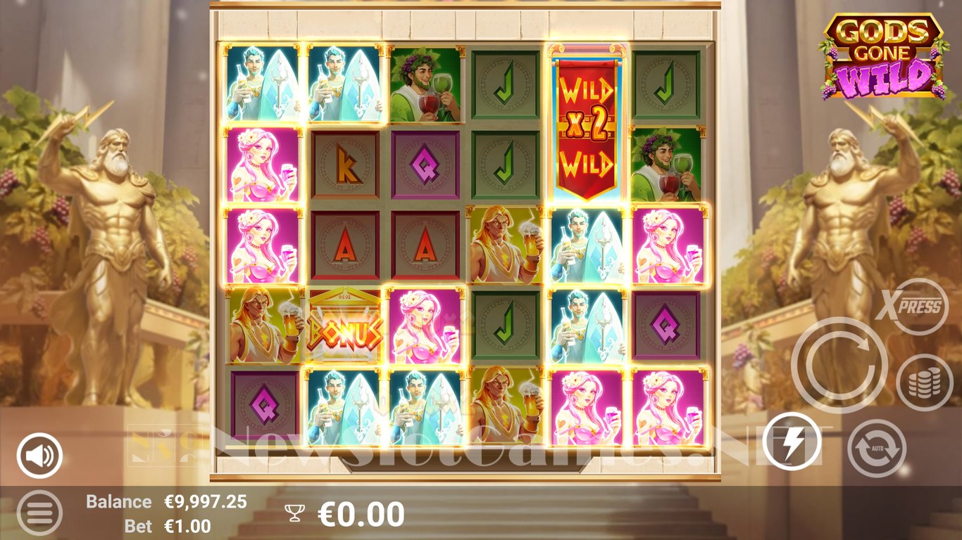 Gods Gone Wild Slot Slot Image in Demo - pic. 4