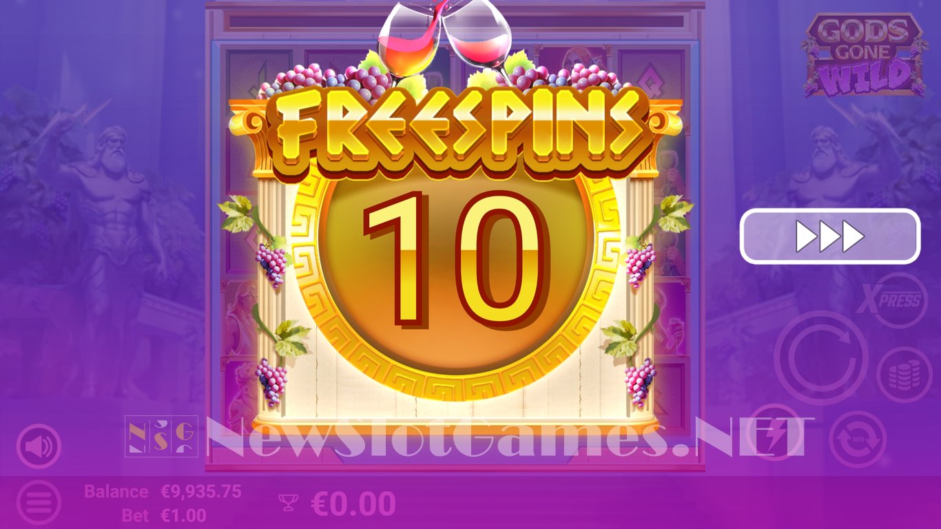 Gods Gone Wild Slot Slot Image in Demo - pic. 9