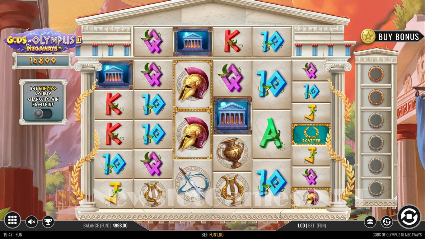 Gods of Olympus 3 Megaways Slot Slot Image in Demo - pic. 3