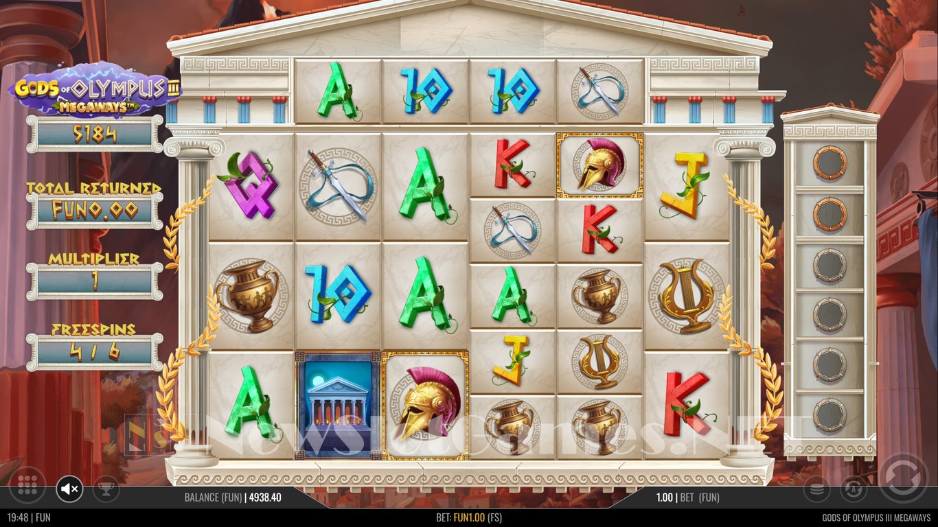 Gods of Olympus 3 Megaways Slot Slot Image in Demo - pic. 7