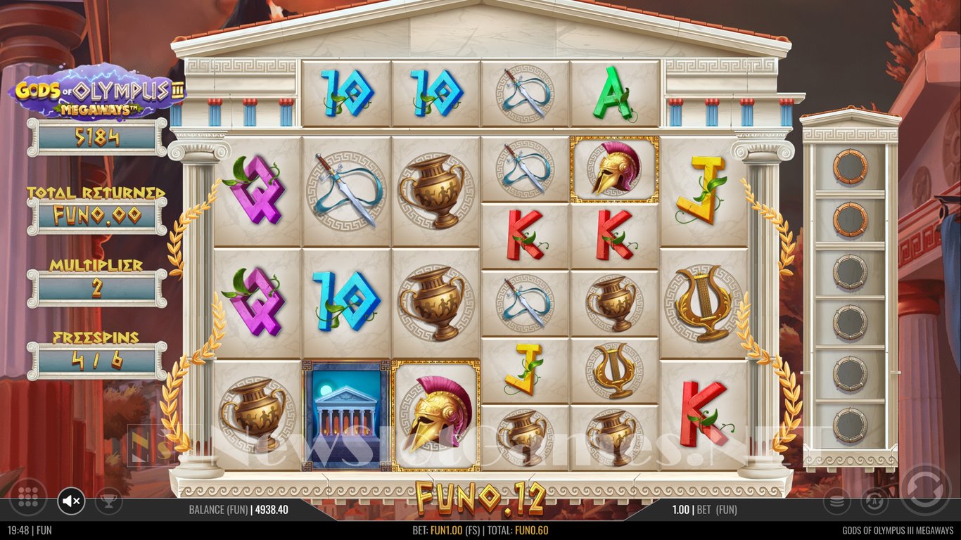 Gods of Olympus 3 Megaways Slot Slot Image in Demo - pic. 8