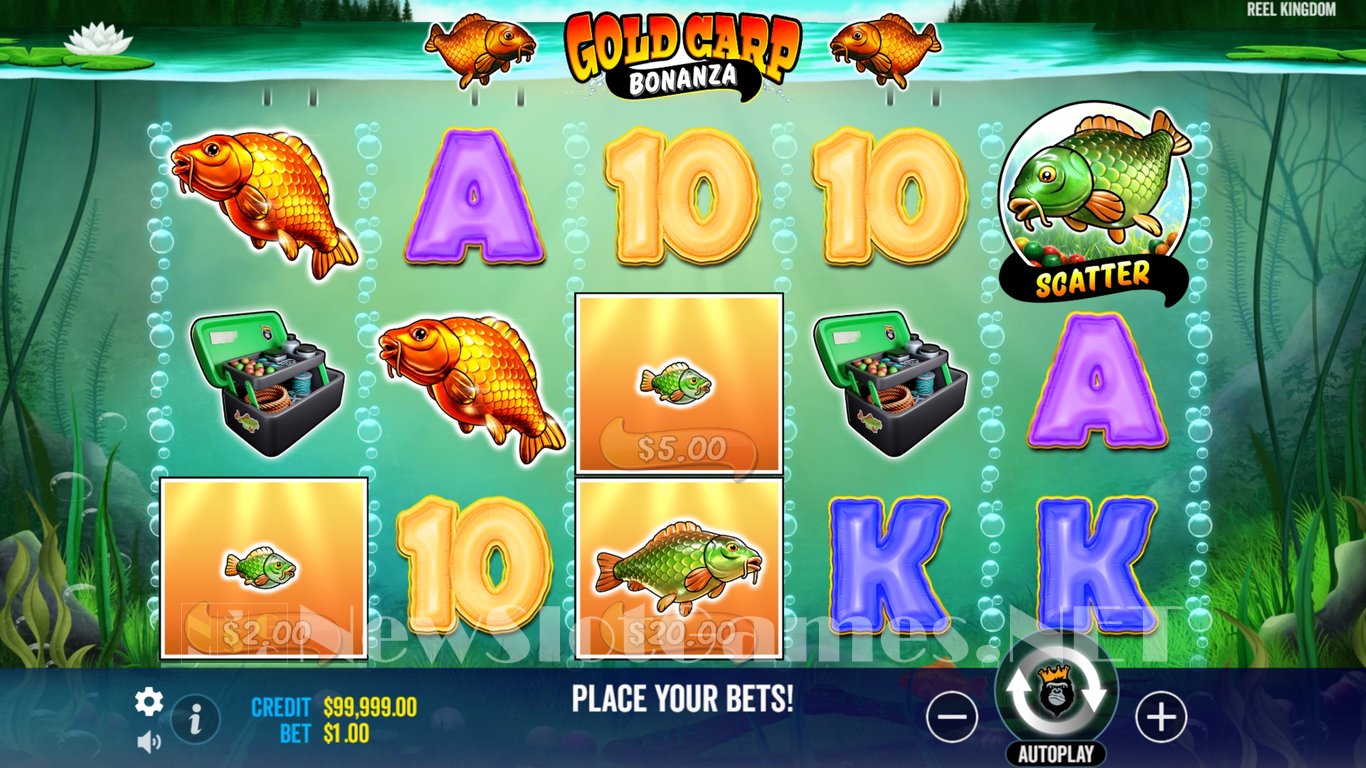 Gold Carp Bonanza Slot Demo Image