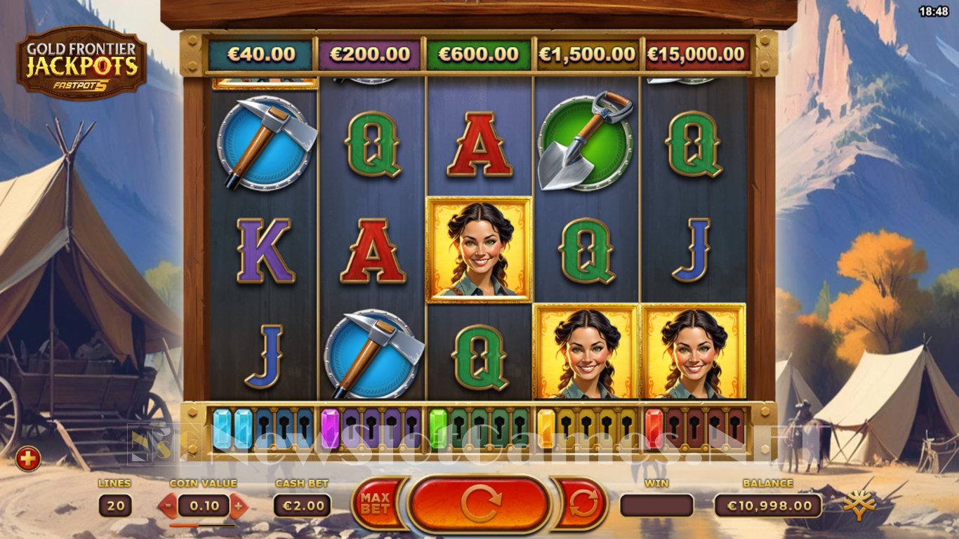 Gold Frontier Jackpots FastPot5 Slot Slot Image in Demo - pic. 3