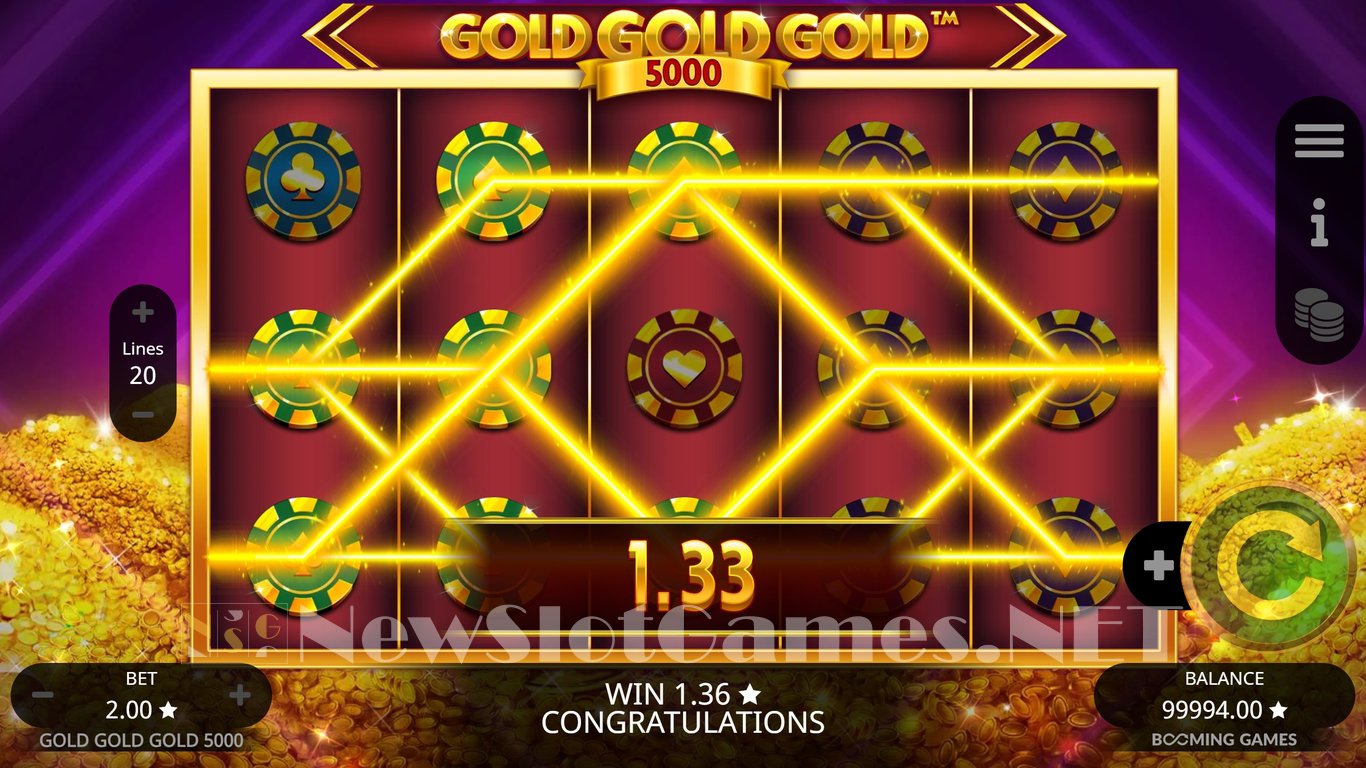 Gold Gold Gold 5000 Slot Slot Image in Demo - pic. 2