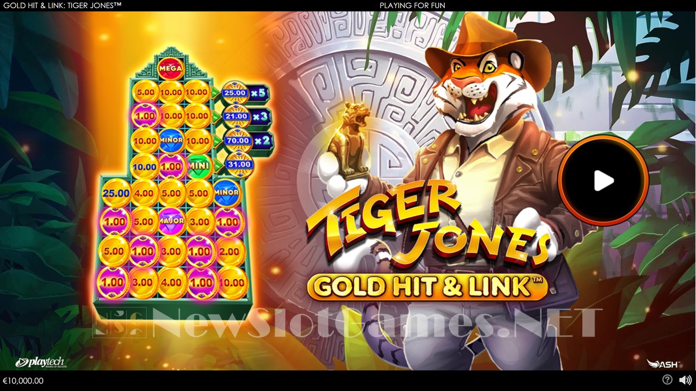 Gold Hit & Link Tiger Jones Slot Demo Image