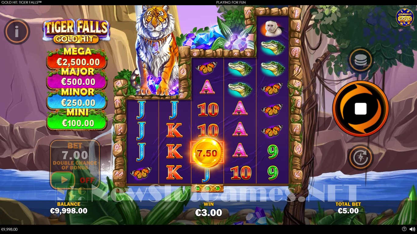 Gold Hit Tiger Falls Slot Demo Image
