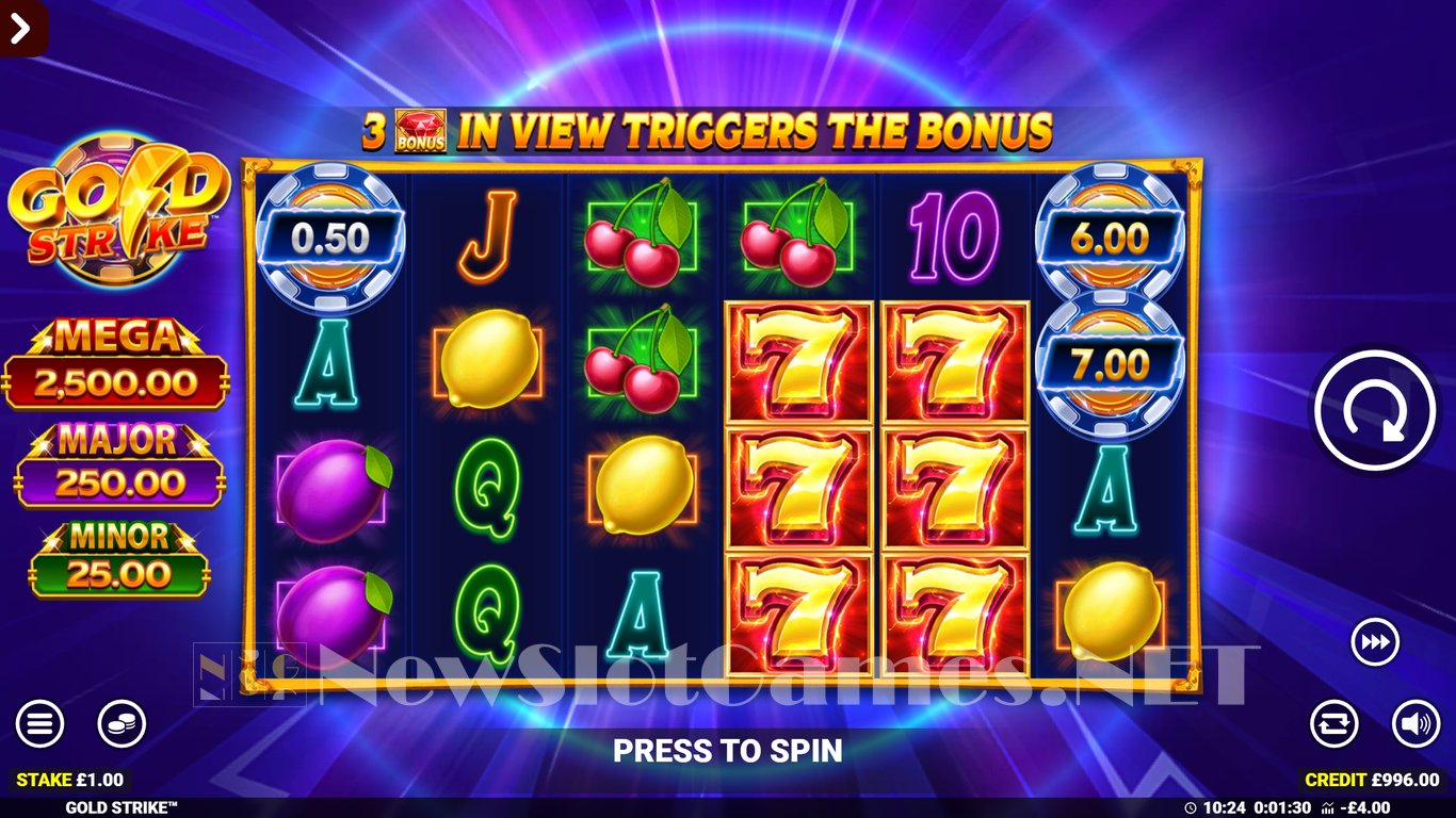 Gold Strike Jackpot King Slot Slot Image in Demo - pic. 5