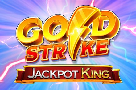 Gold Strike Jackpot King Slot Logo