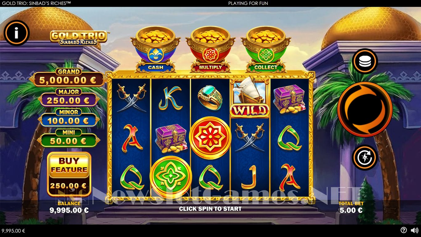 Gold Trio Football Slot Demo Image