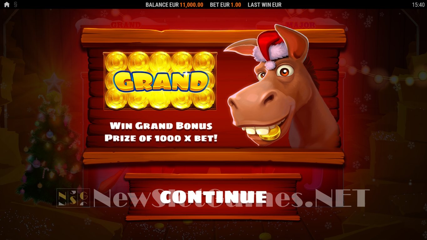 Golden Donkey XMAS Slot Demo Image