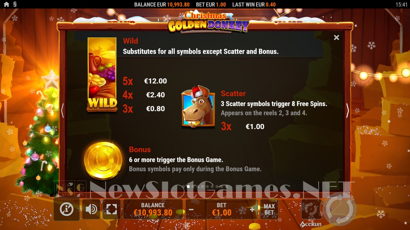 Golden Donkey XMAS Slot Slot Image in Demo - pic. 9