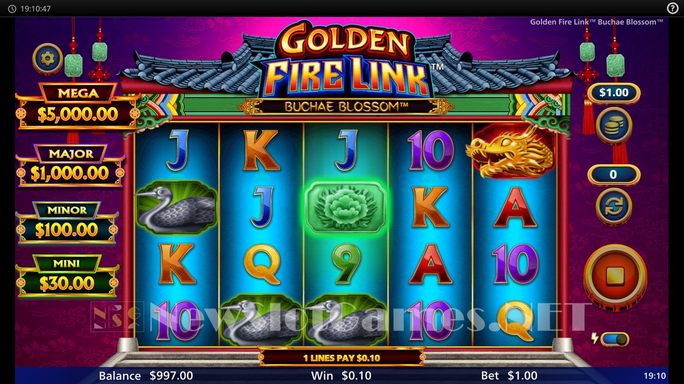 Golden Fire Link Buchae Blossom Slot Slot Image in Demo - pic. 4