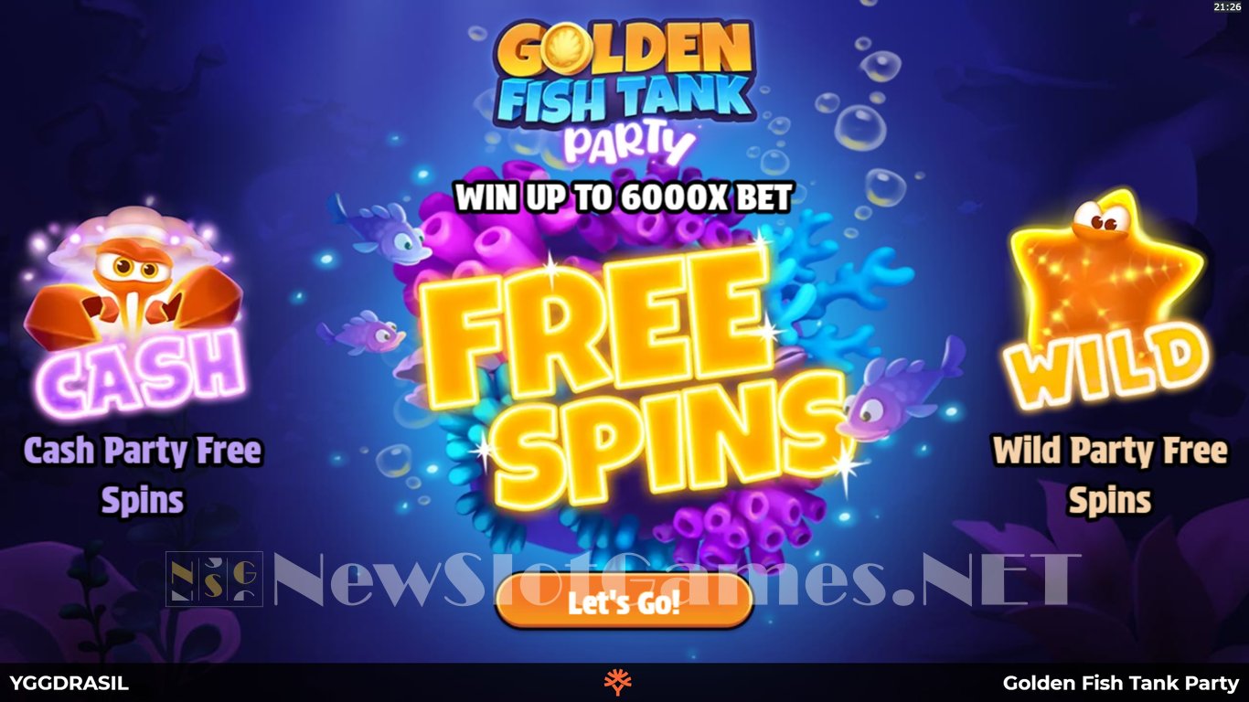 Golden Fish Tank Party Slot Demo Image