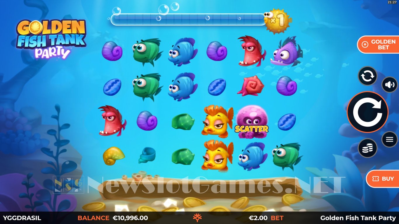 Golden Fish Tank Party Slot Slot Image in Demo - pic. 3