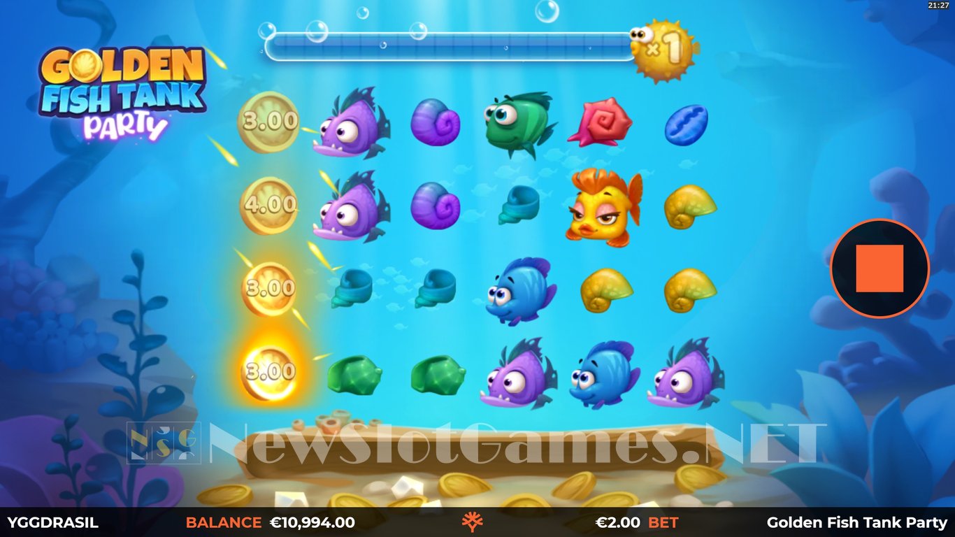 Golden Fish Tank Party Slot Slot Image in Demo - pic. 4