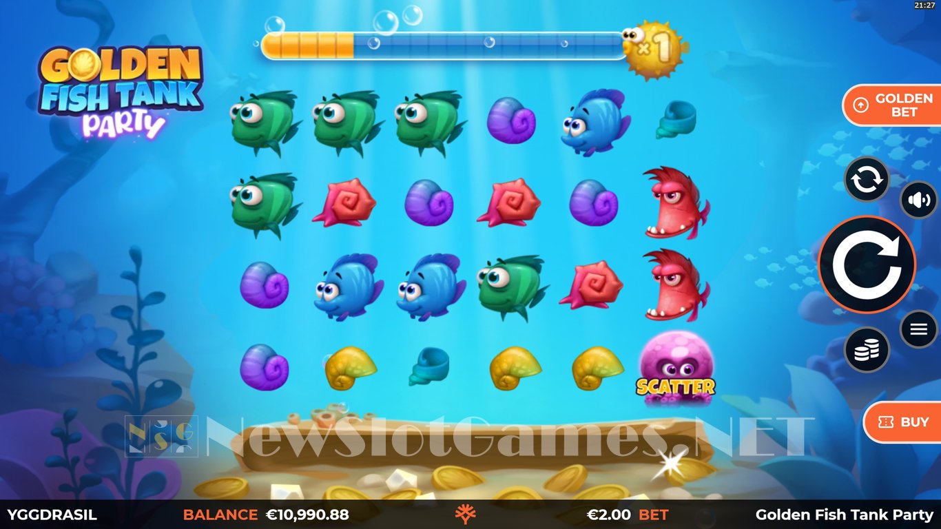 Golden Fish Tank Party Slot Slot Image in Demo - pic. 5