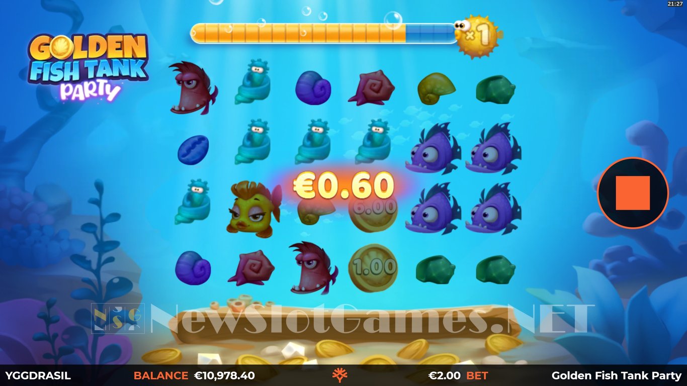 Golden Fish Tank Party Slot Slot Image in Demo - pic. 6