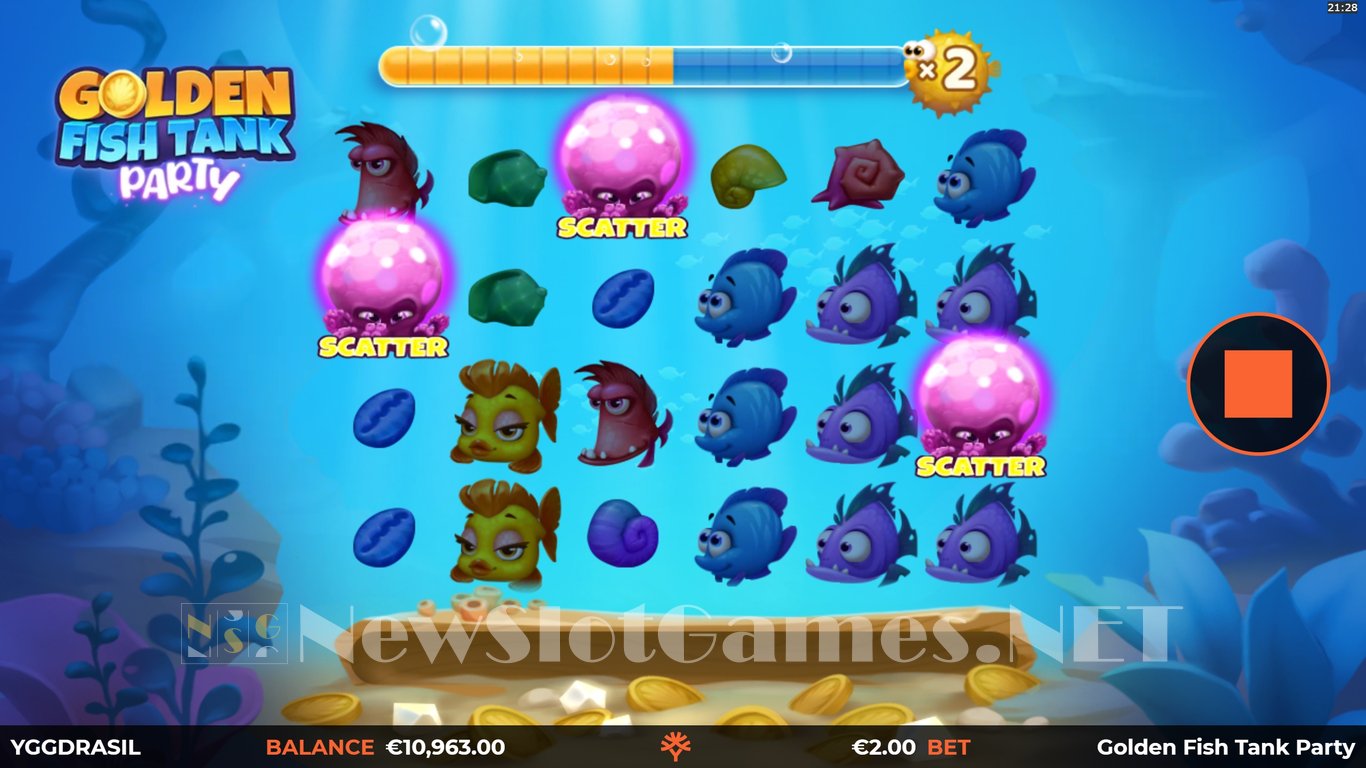 Golden Fish Tank Party Slot Slot Image in Demo - pic. 7