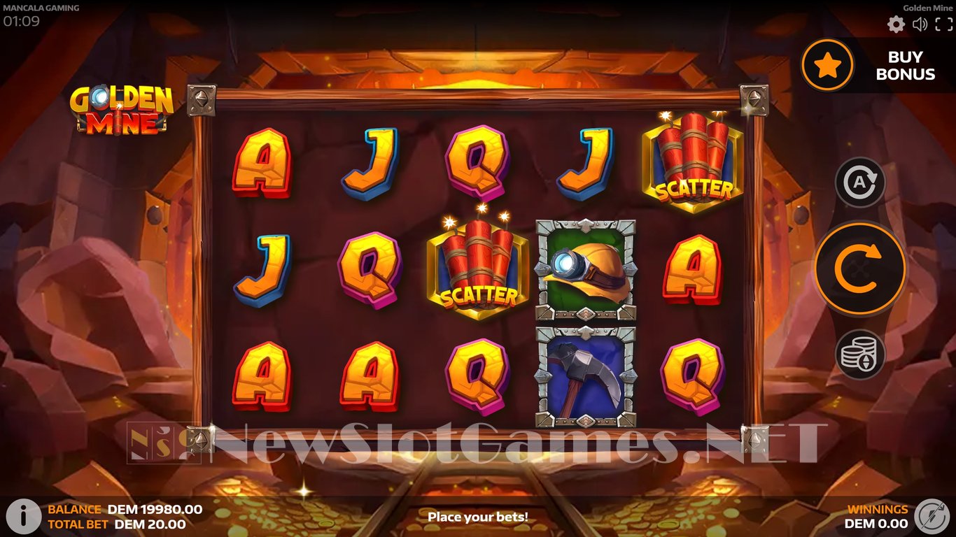 Golden Mine Slot Demo Image