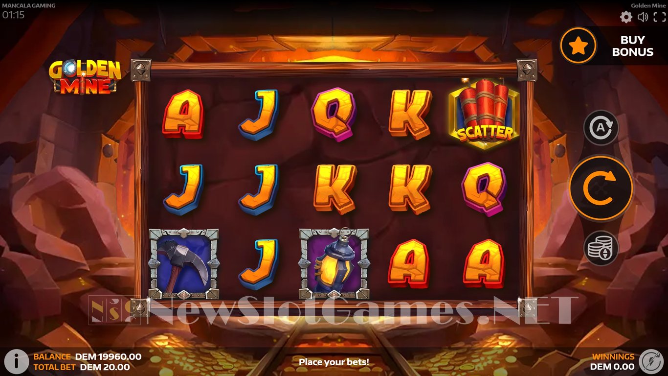 Golden Mine Slot Slot Image in Demo - pic. 2