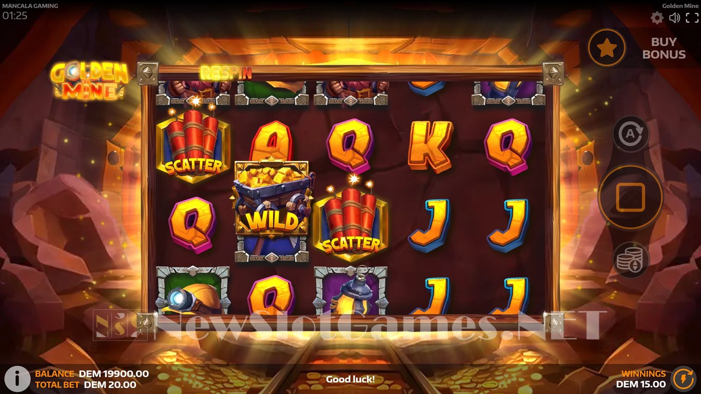 Golden Mine Slot Slot Image in Demo - pic. 3