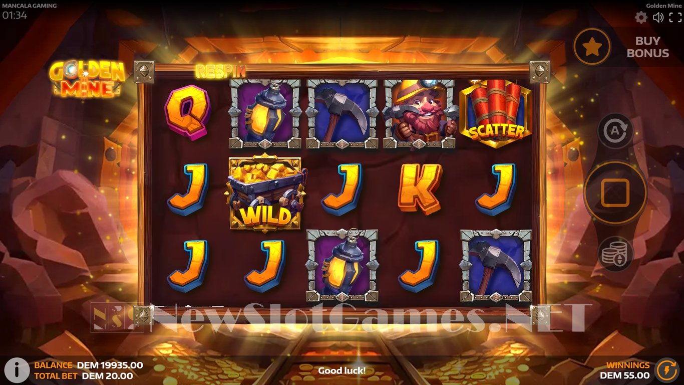 Golden Mine Slot Slot Image in Demo - pic. 5