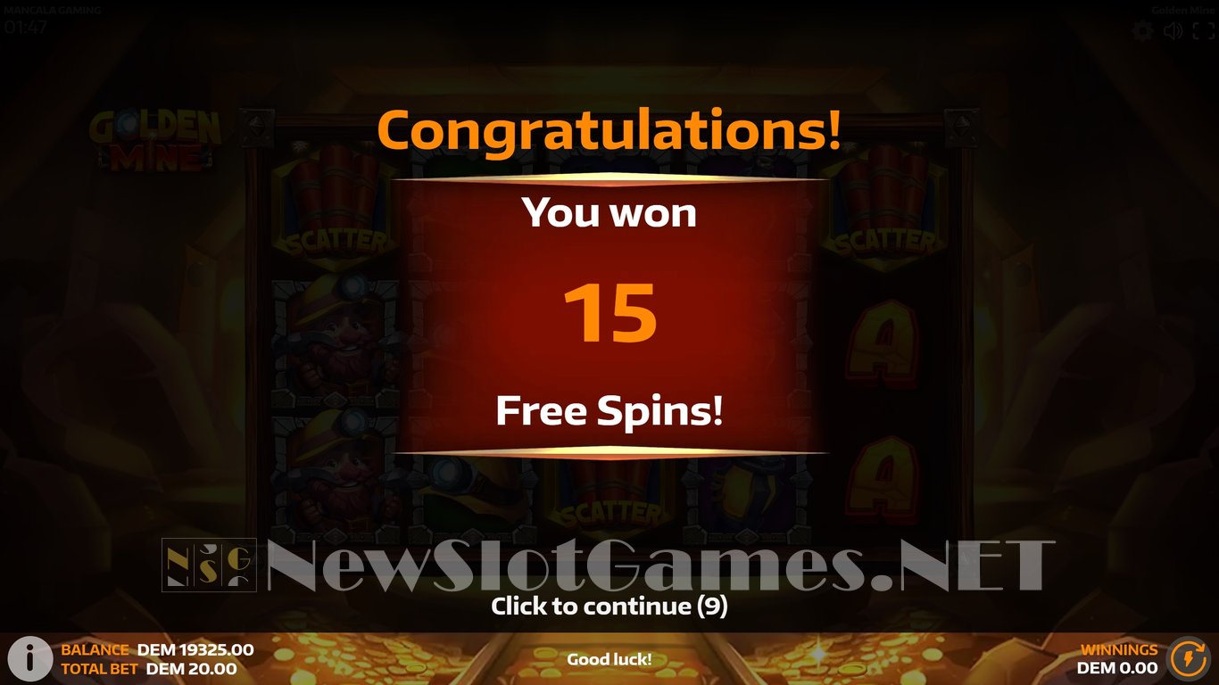 Golden Mine Slot Slot Image in Demo - pic. 7