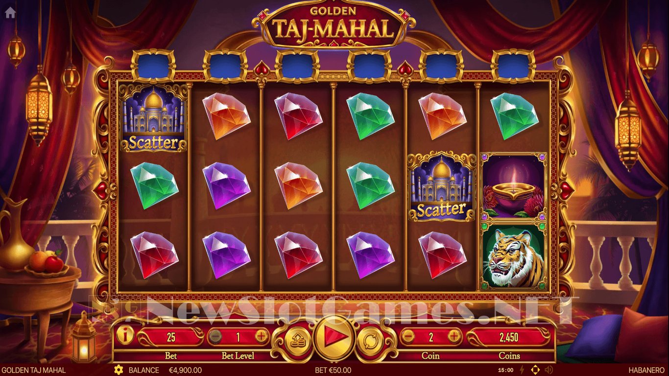 Golden Taj Mahal Slot Demo Image